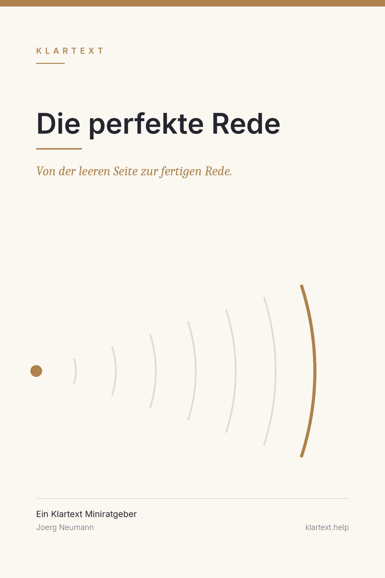 Die perfekte Rede, Klartext Miniratgeber